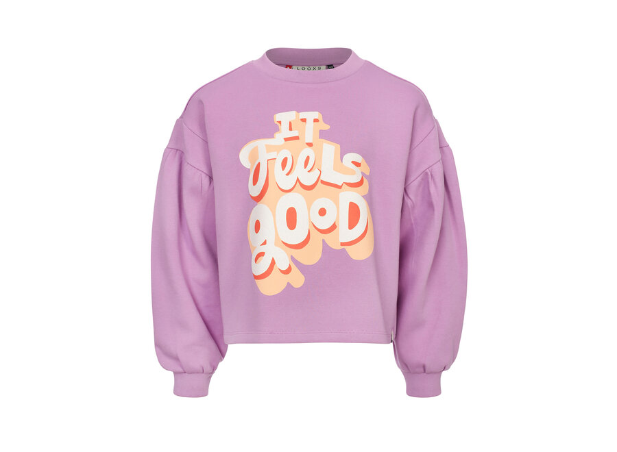 Little Printed Sweater  Lilac Meisjes Trui