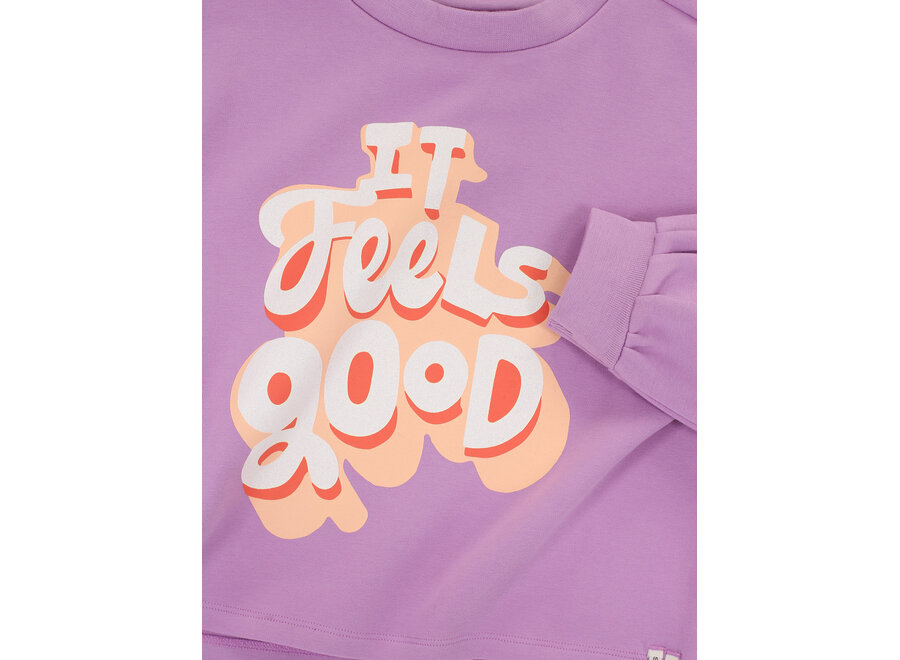 Little Printed Sweater  Lilac Meisjes Trui