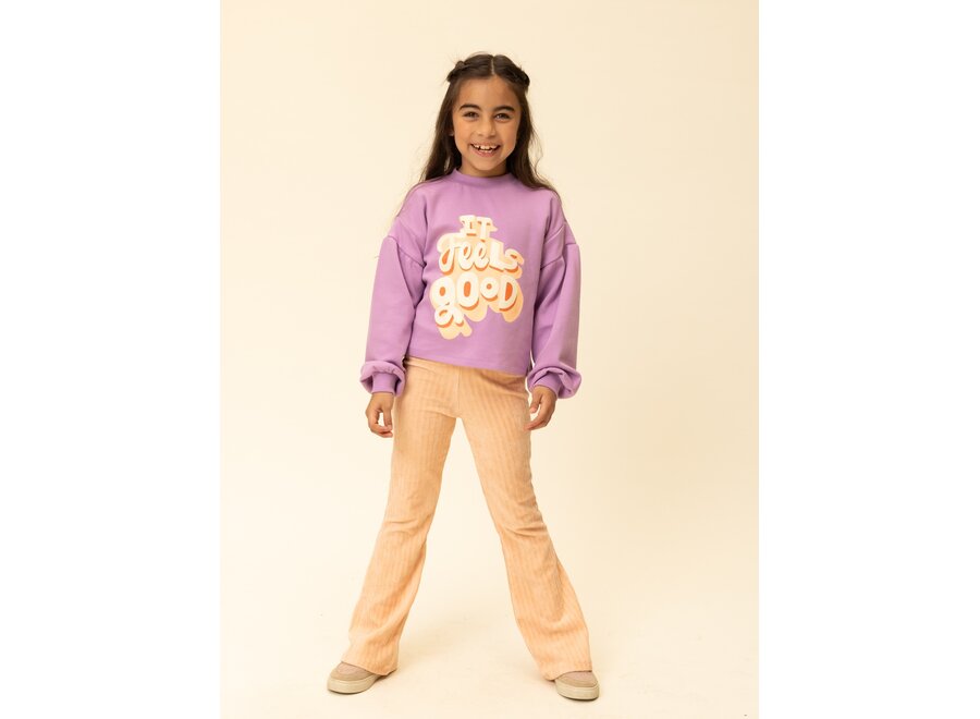 Little Printed Sweater  Lilac Meisjes Trui