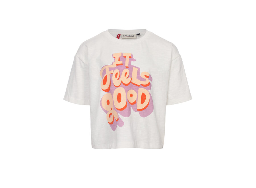 Little Jersey T-Shirt S/S  off white Meisjes T-shirt