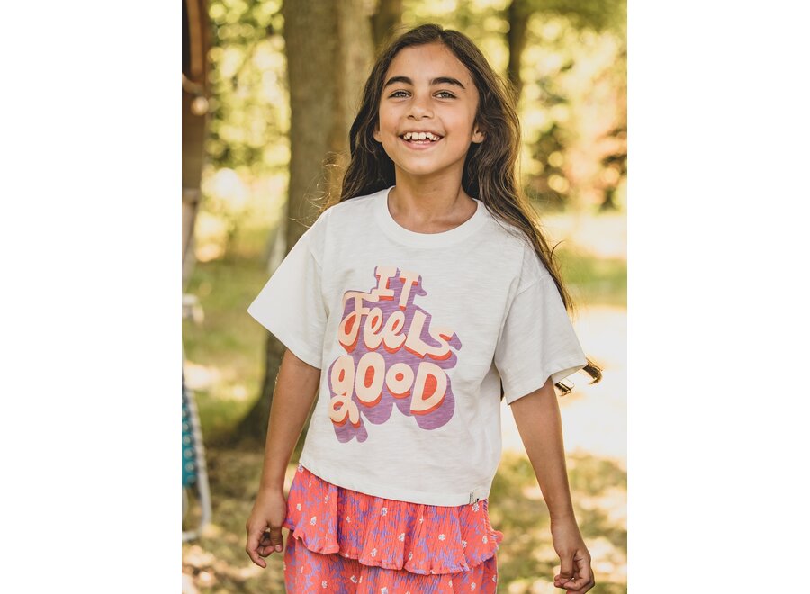 Little Jersey T-Shirt S/S  off white Meisjes T-shirt