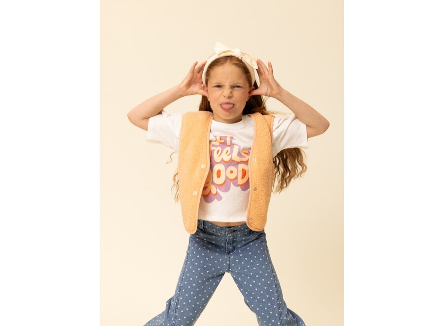 Little Jersey T-Shirt S/S  off white Meisjes T-shirt