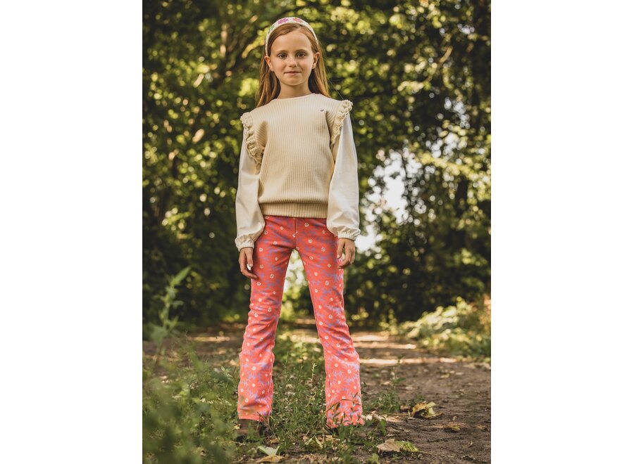 Little Flare Pants  Floral Spring Meisjes Broek