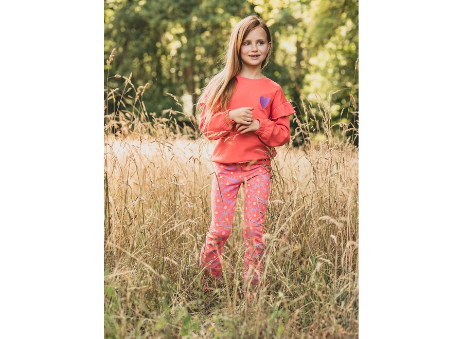 Little Flare Pants  Floral Spring Meisjes Broek