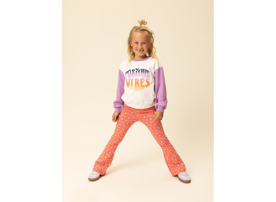 Little Flare Pants  Floral Spring Meisjes Broek