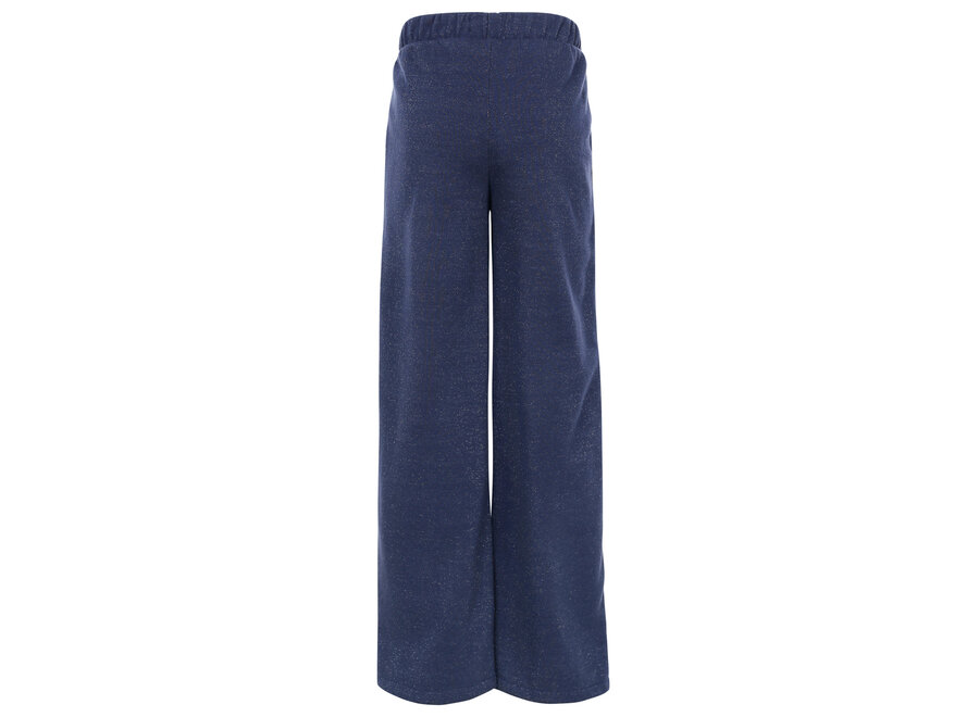 Little Lurex Sweat Pants Dark blue Meisjes Broek