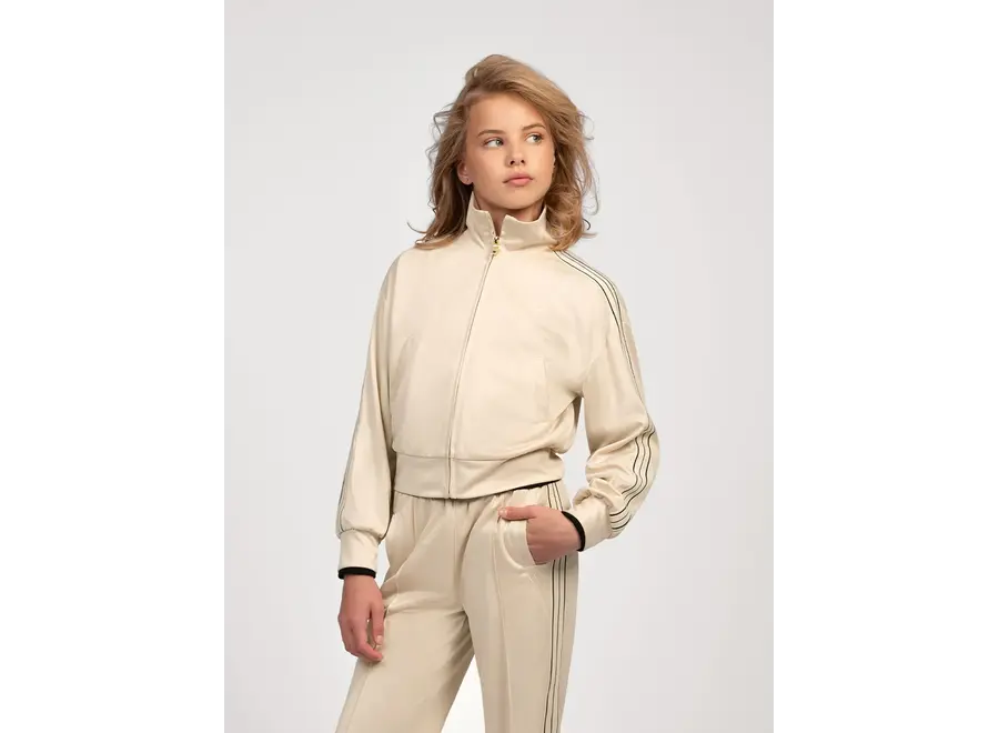 Jessie Track Jacket Oak Sand Meisjes Jasje