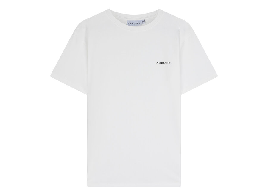 T-shirt Justin AMK1000 103 Ecru Jongens T-shirt 176