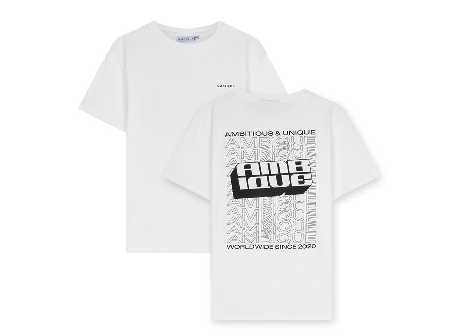 Lux T-shirt  Ecru Jongens T-shirt