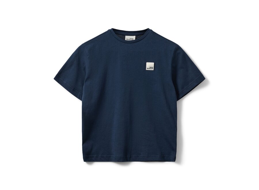 Verasy-T-shirt Navy Blue Meisjes T-shirt