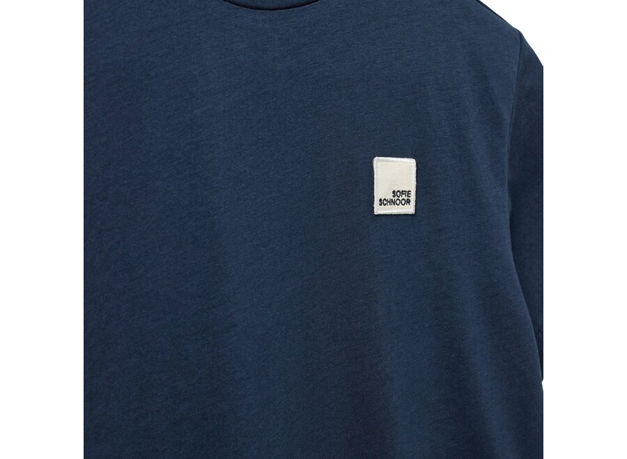 Verasy-T-shirt Navy Blue Meisjes T-shirt