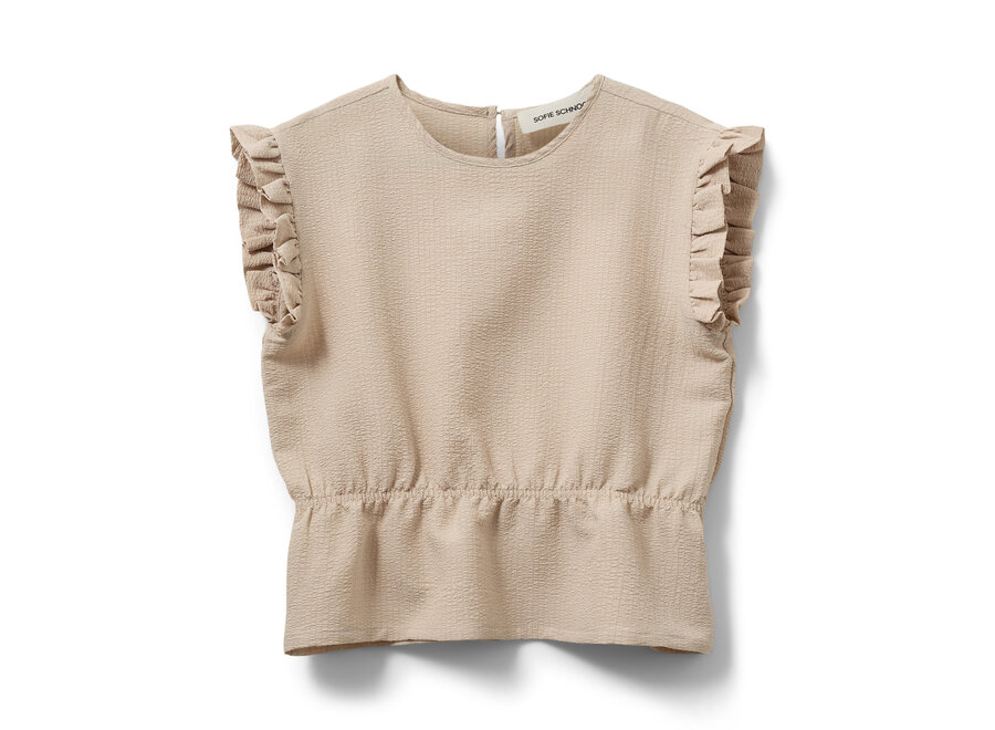 Samillasy Top  Soft Brown Meisjes Top