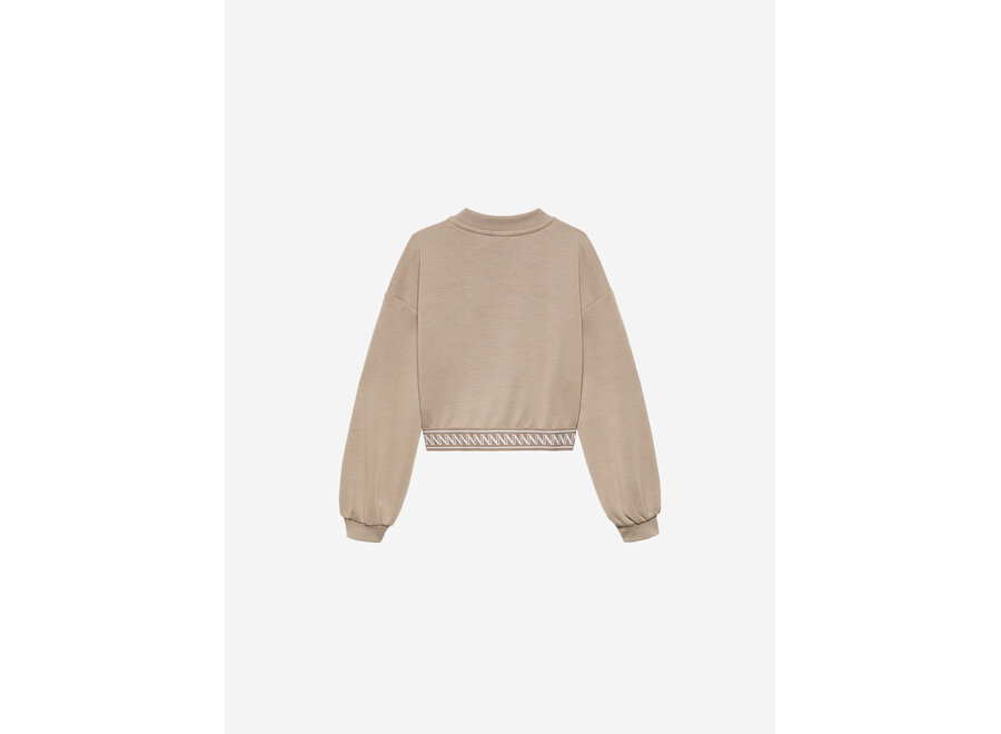 Jena Sweatshirt  Mexican Sand Meisjes Trui