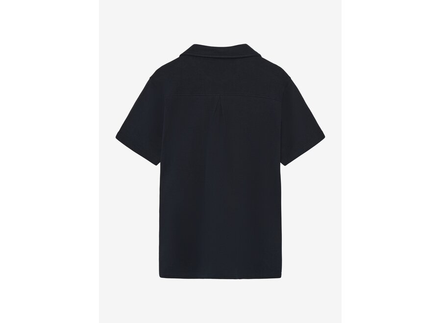 Shirt Shortsleeve Structure  Dark Navy Jongens T-shirt