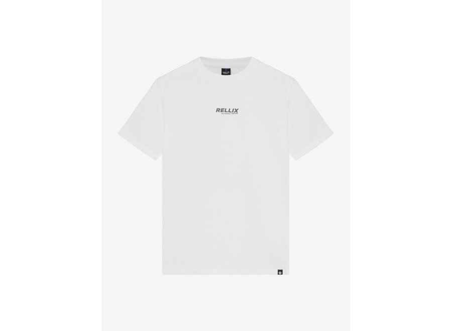 Oversized T-Shirt Rellix Print White Jongens T-shirt