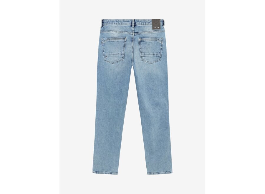 2612 Straight Wide Fit Jeans  Blue Jongens Jeans