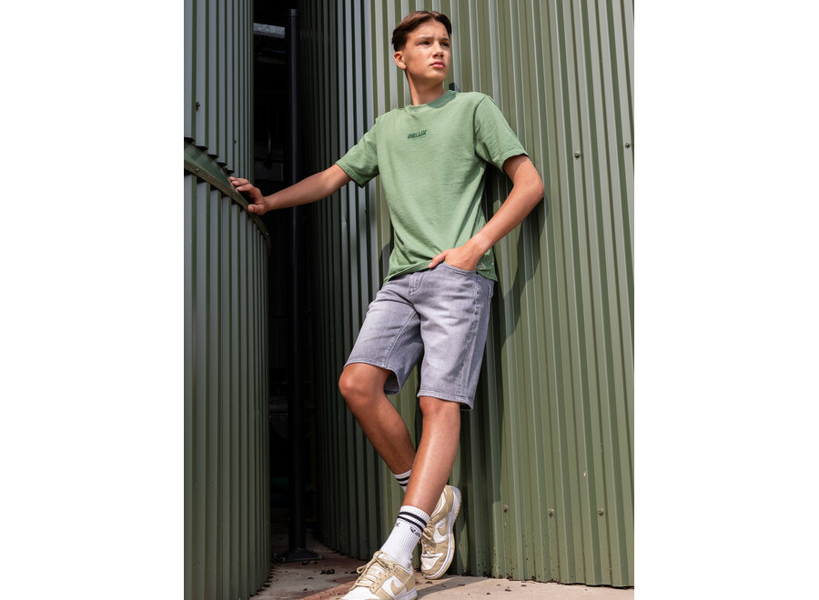 Denim Shorts Straight  Grey Jongens Jeans