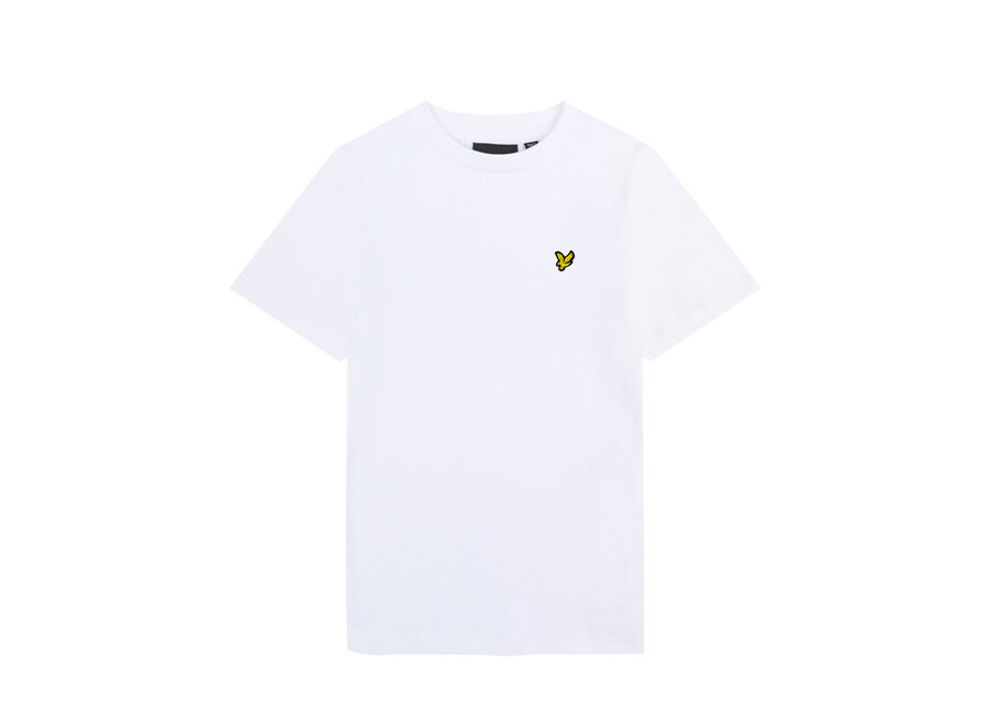 Plain T-shirt White Jongens T-shirt