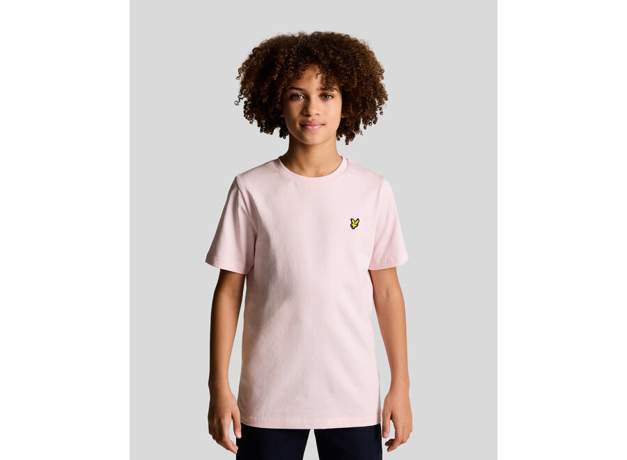 Plain T-shirt  Light Pink Jongens T-shirt