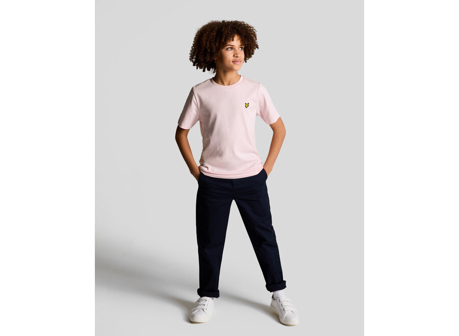 Plain T-shirt  Light Pink Jongens T-shirt