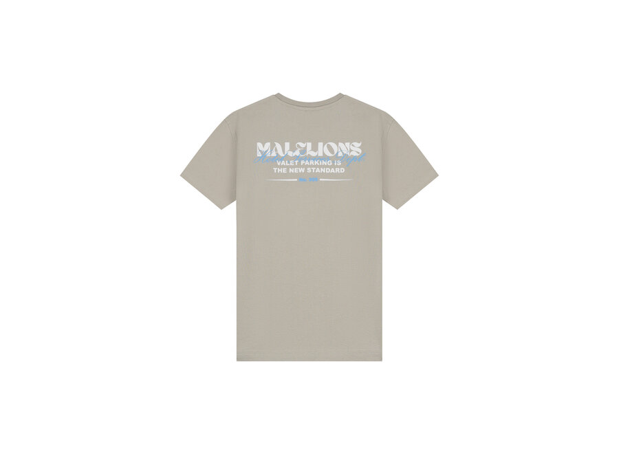 Malelions Junior Relaxed Valet T-Shirt  Olive Green Jongens T-shirt