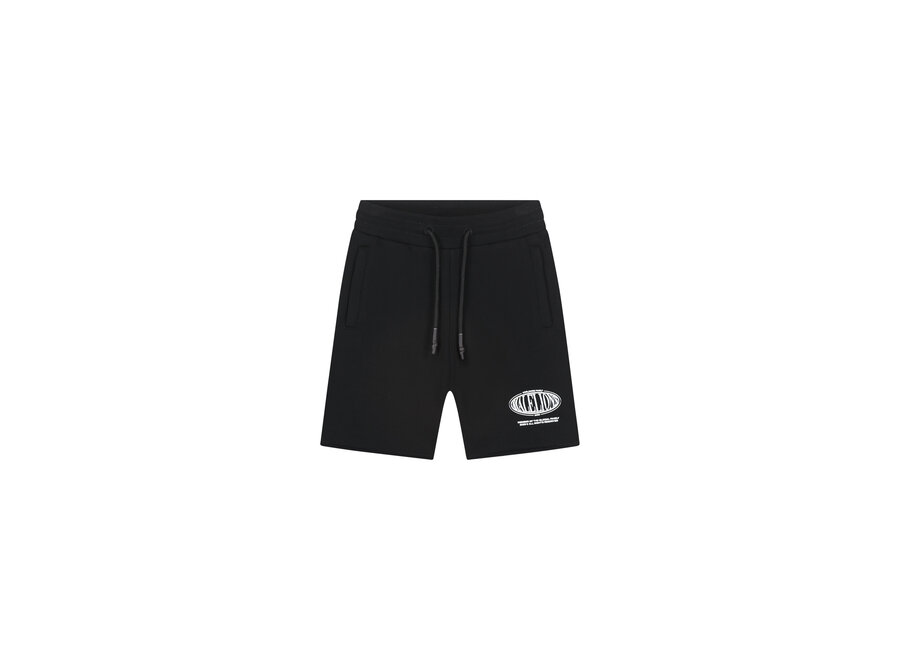 Malelions Junior Lifestyle Damaged Hem Shorts Black Jongens Korte Broek