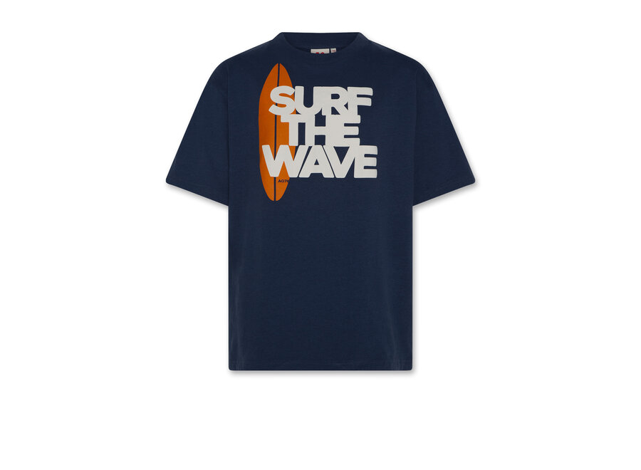 richmond t-shirt surf  - stone blue Jongens T-shirt