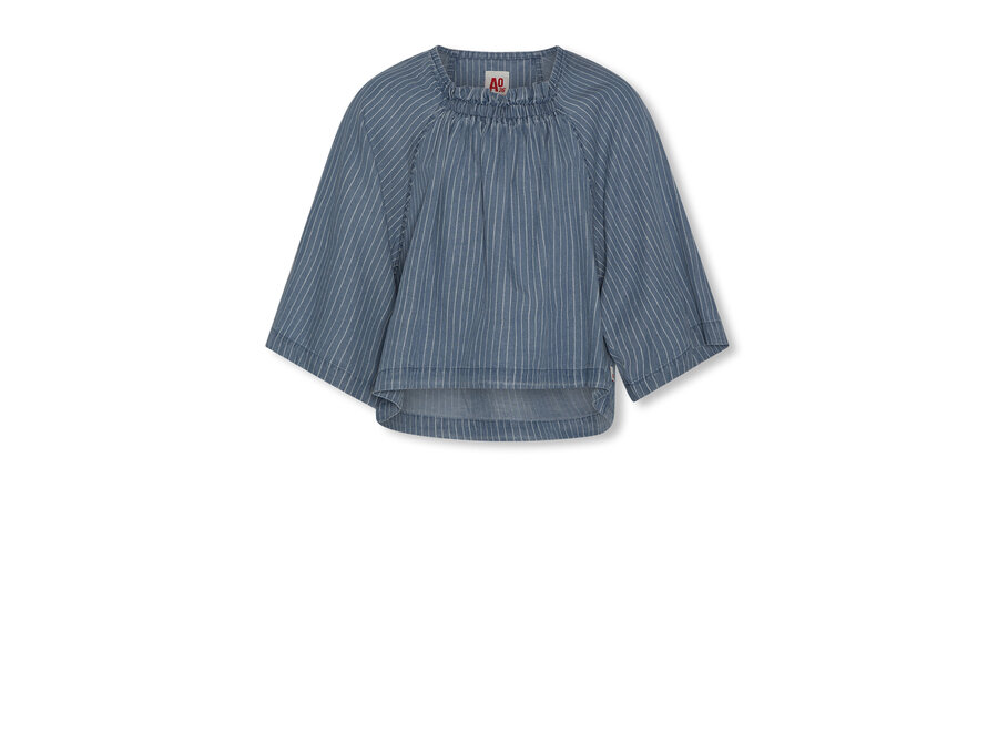 ada shirt stripe   - wash middle Meisjes Blouse