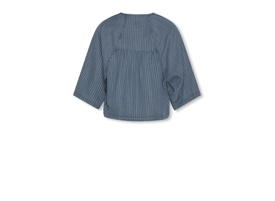 ada shirt stripe   - wash middle Meisjes Blouse