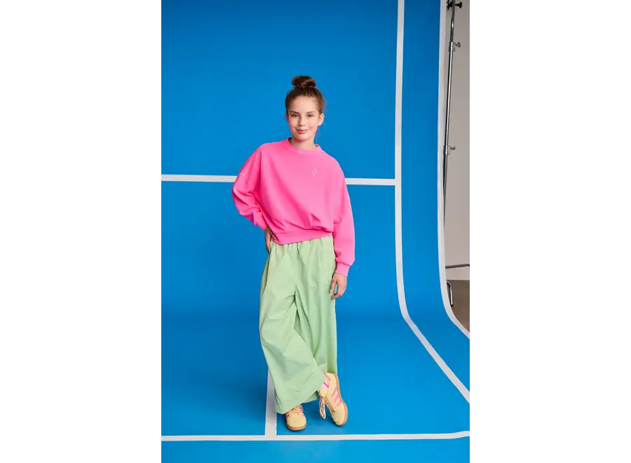 lys sweater square GD   - pink Meisjes Trui