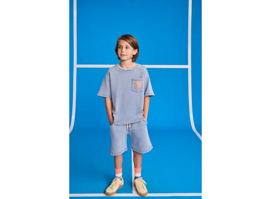 alex shorts soho  - wash light Jongens Korte Broek