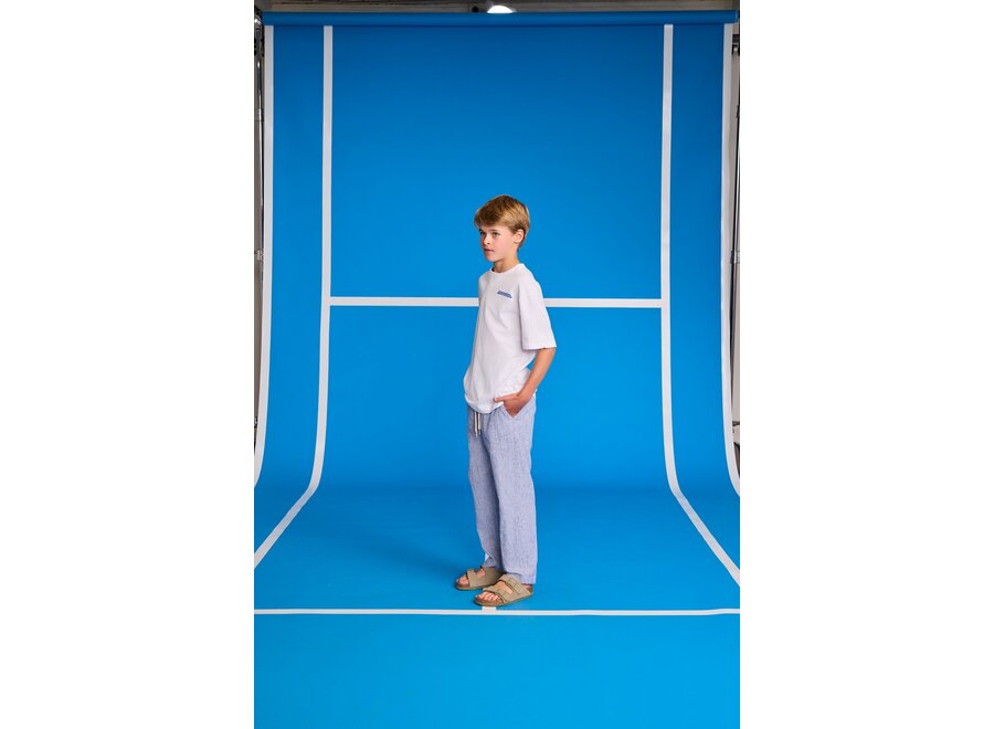 silas t-shirt burger  - white Meisjes T-shirt