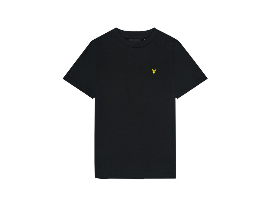 Plain T-shirt Jet Black Jongens T-shirt