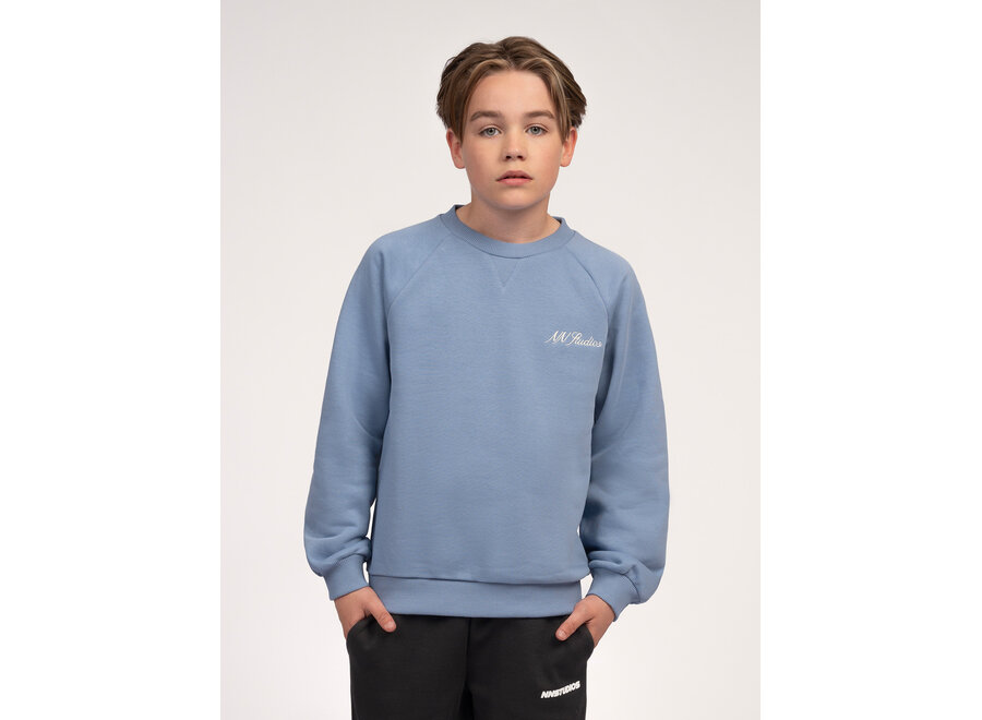 Phoenix Oversized Sweatshirt  Steel Blue  Jongens Trui
