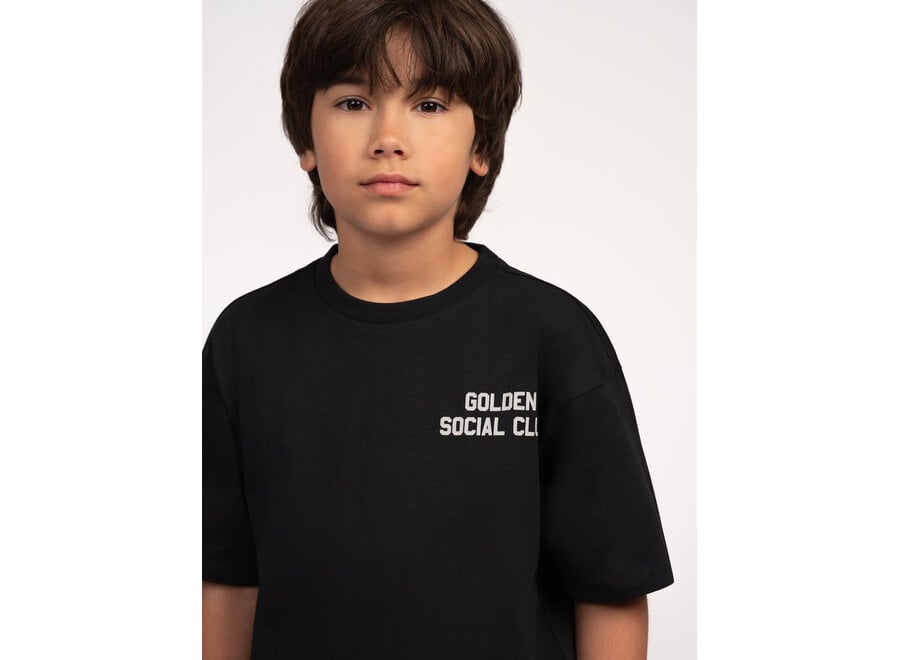Denver Oversized T-shirt  Black Jongens T-shirt