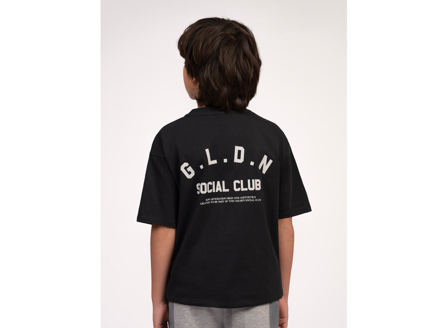 Denver Oversized T-shirt  Black Jongens T-shirt