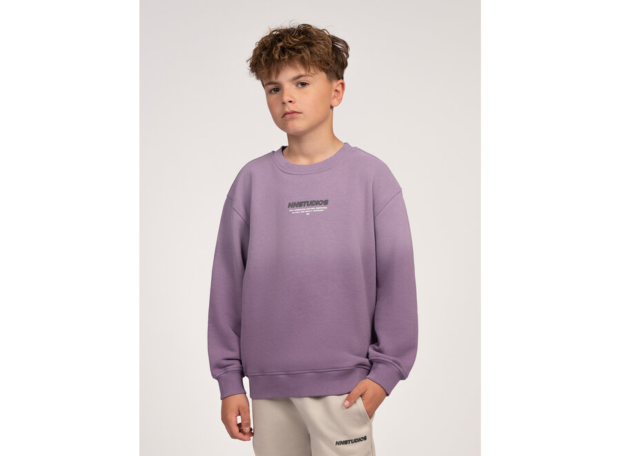 Boston Sweatshirt   Purple Plum Jongens Trui