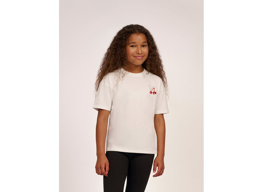 Cheri T-Shirt Off White Meisjes T-shirt