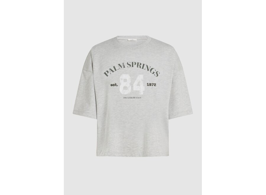 Girls Rane Top  Grey Melange Meisjes Top