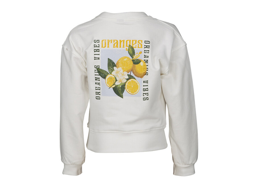 Marieke  White Meisjes Sweater