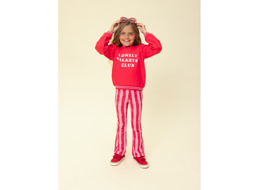 Little Striped Flaired Sweat Pants  Stripe Meisjes Broek