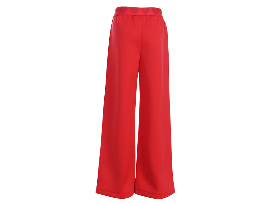 Little Sporty Sweat Pants Poppy Red Meisjes Broek