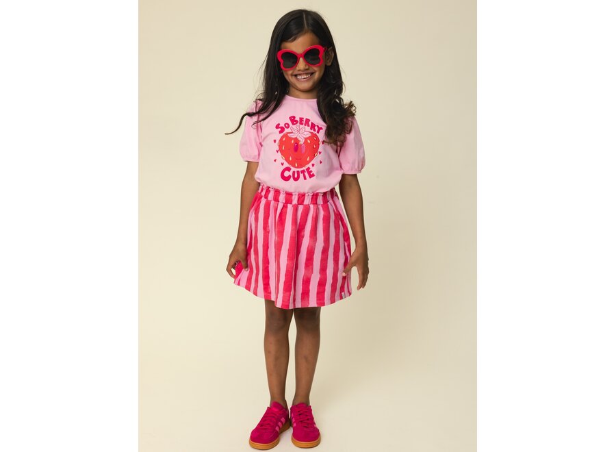 Little Striped Sweat Skirt  Stripe Meisjes T-shirt