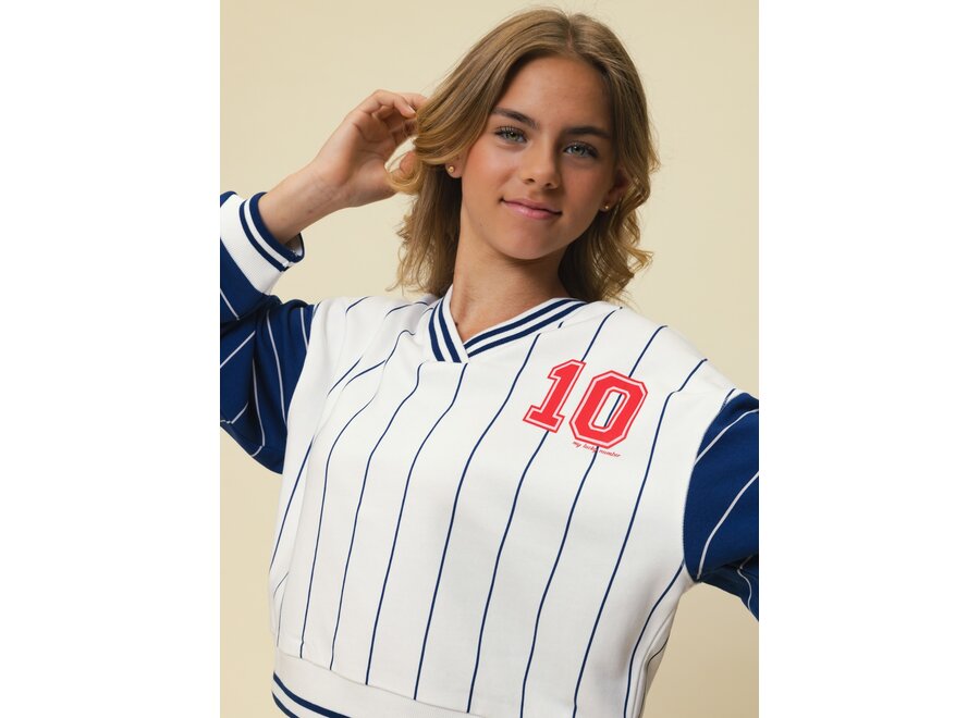 Sweat  Indigo Blue Meisjes Sweater