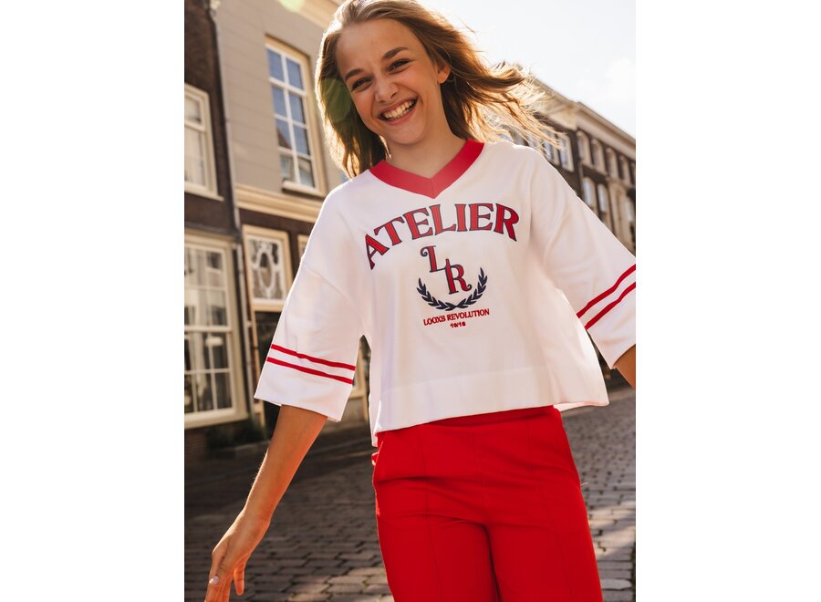 T-shirt ivory Meisjes