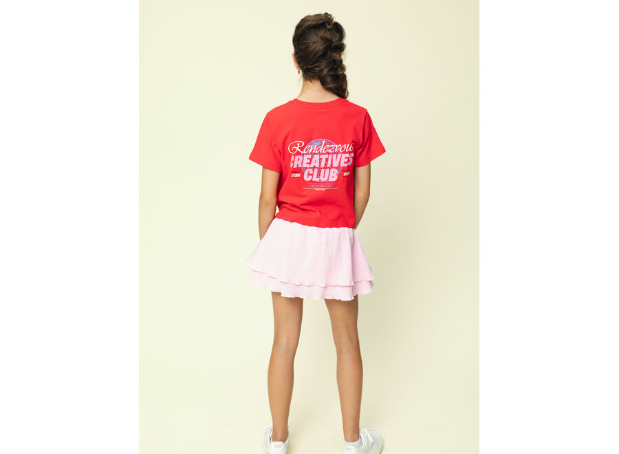 T-shirt Lipstick Meisjes T-shirt