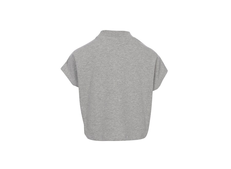 T-shirt  Grey melee Meisjes
