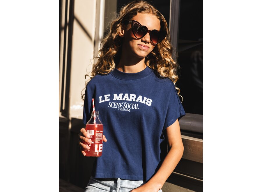 T-shirt Indigo Blue Meisjes