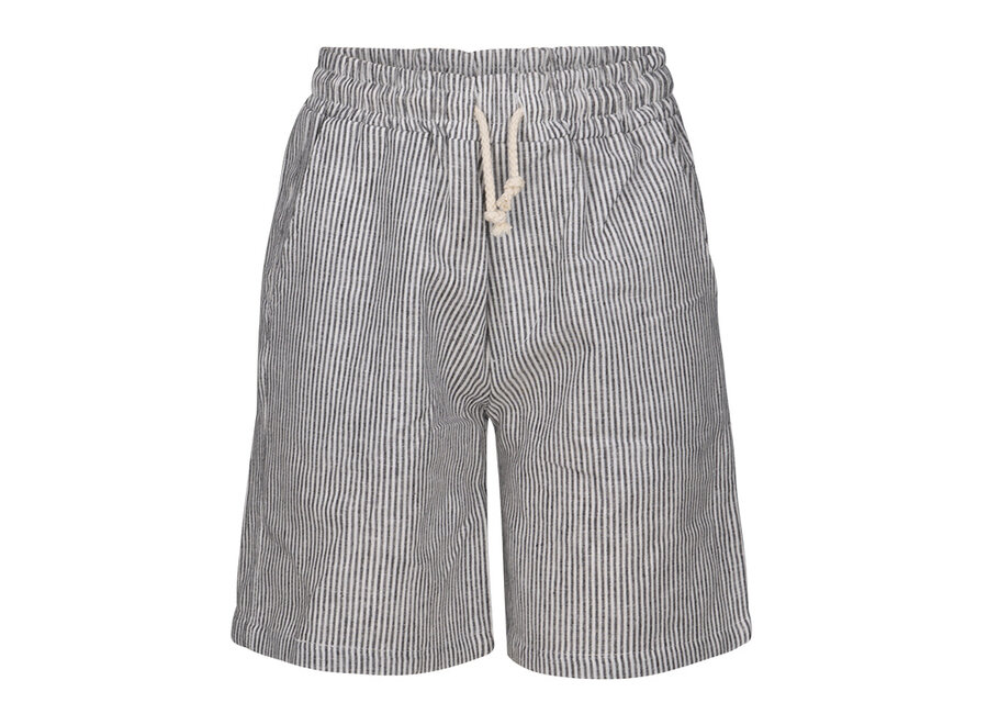 Abel  Stripe Black Jongens Short
