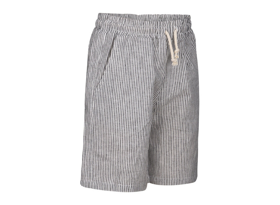 Abel  Stripe Black Jongens Short